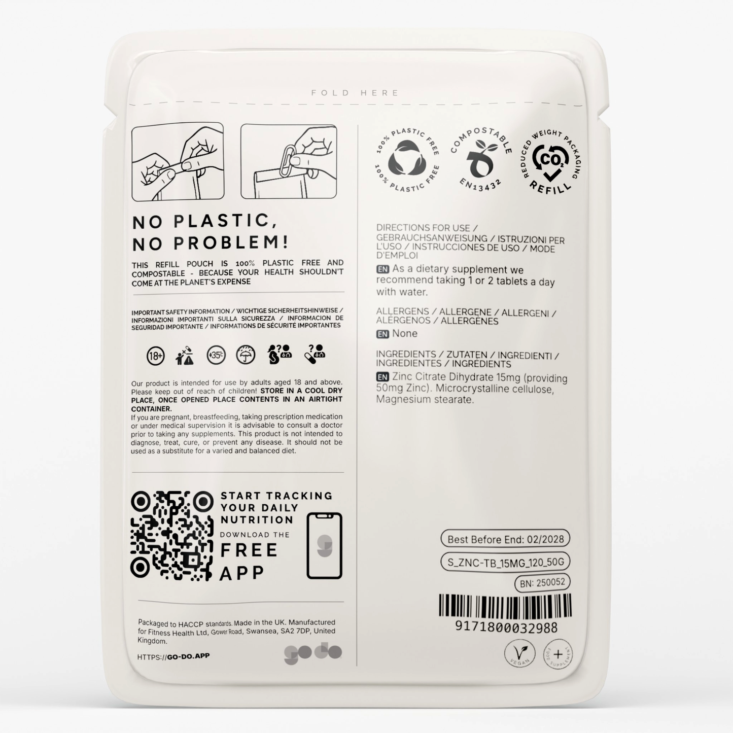 Zinc Citrate 15mg Tablets - Essential Mineral Formula