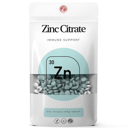 Zinc Citrate 15mg Tablets