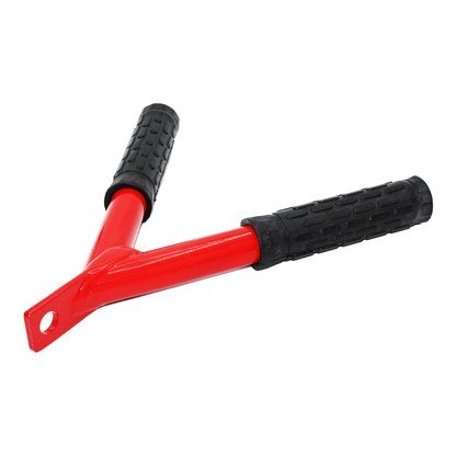 Angled Grip Cable Machine attachment (Red) - Fitness Health 