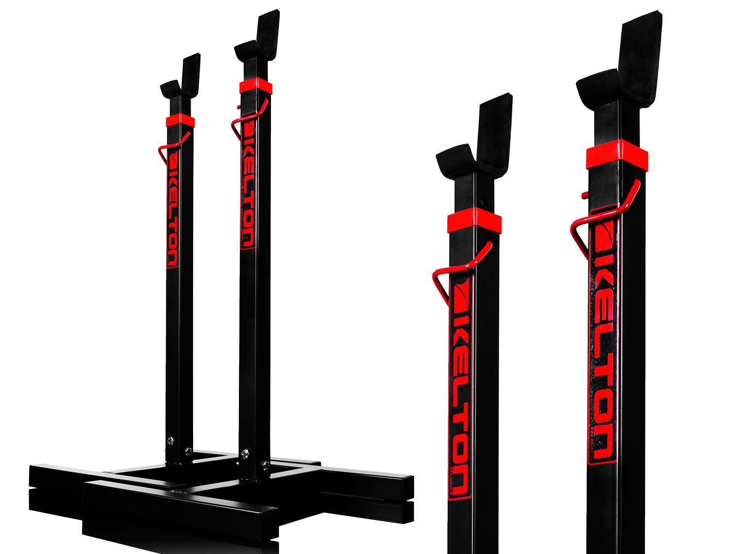 Barbell stands Gym Rack Pair - Fitness Health 