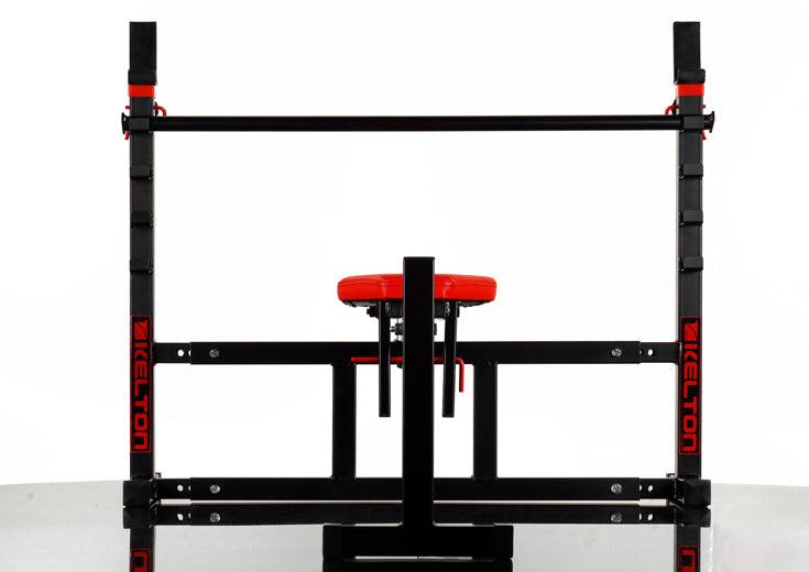 Bench with barbell racks-Hyperion - Fitness Health 