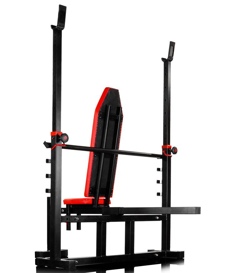 Bench with barbell racks-Hyperion - Fitness Health 