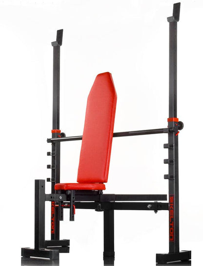 Bench with barbell racks-Spartan - Fitness Health 