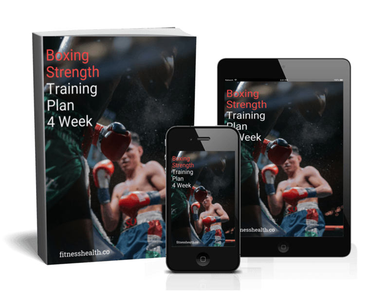 Boxing Strength Training 4 Week Plan Ebook - Fitness Health 