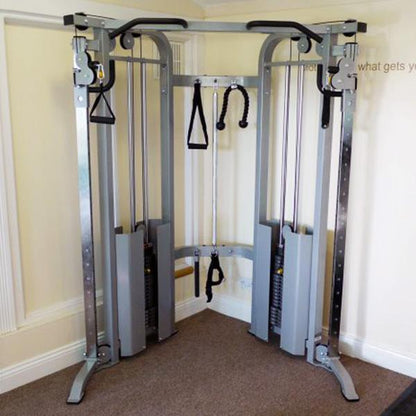 Dual Adjustable Pulley (2 x 91kg Weight Stacks) - Fitness Health 