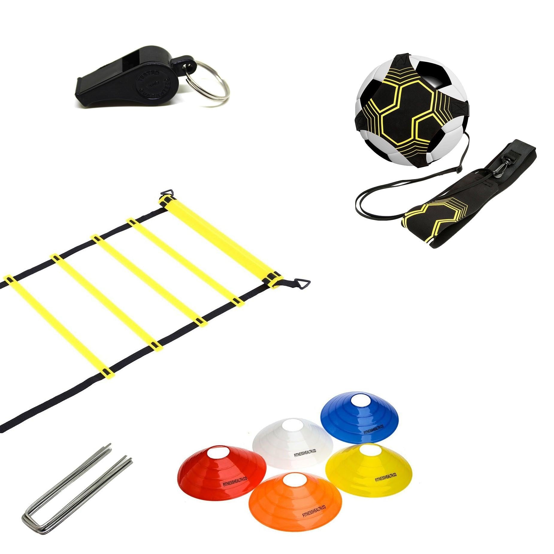 Eco Play Speed Agility Ladder Whistle and Cone Set – Fitness Health