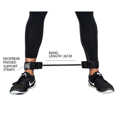 FH Lateral Stepper Resistance Band with Ankle Straps - Fitness Health 