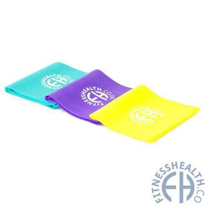 FH Resistance Band Exercise Flat Yoga Bands - Fitness Health 