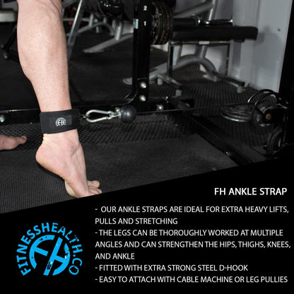 FH Ankle Cuff Snap Lock Set - Fitness Health 