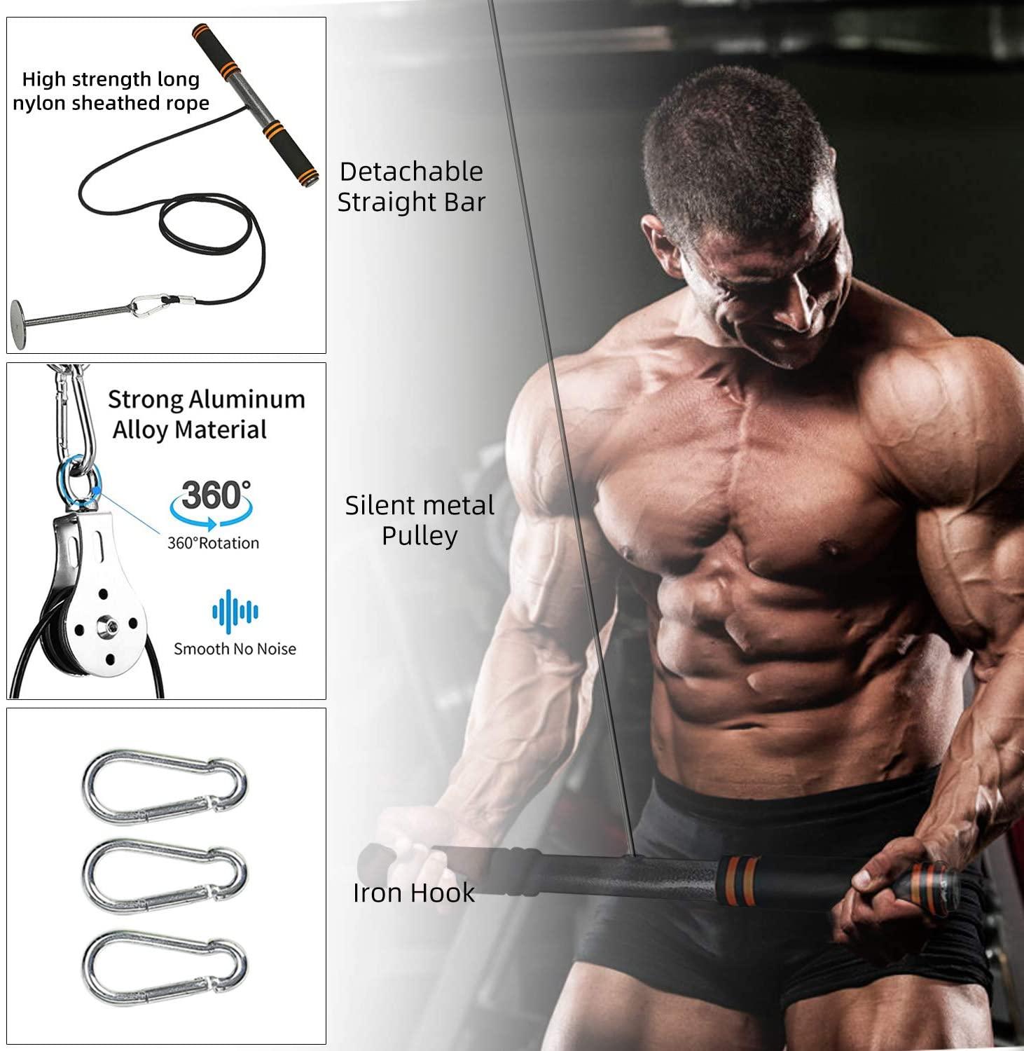 Weight on discount rope for forearms