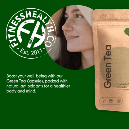 Green Tea Extract 2000mg Capsules - Natural Fat Burner - Fitness Health 