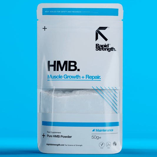 HMB Pure Powder Natural Cutting Bodybuilding Supplement by Rapid Strength - Fitness Health 