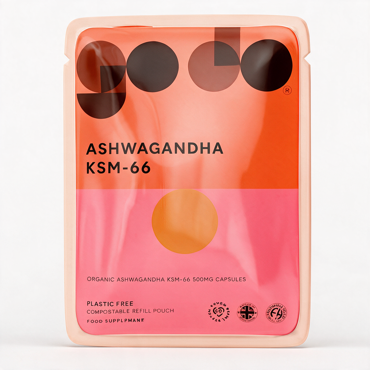 Organic KSM-66 Ashwagandha Capsules 500mg – Stress & Sleep Support, Vegan-Friendly