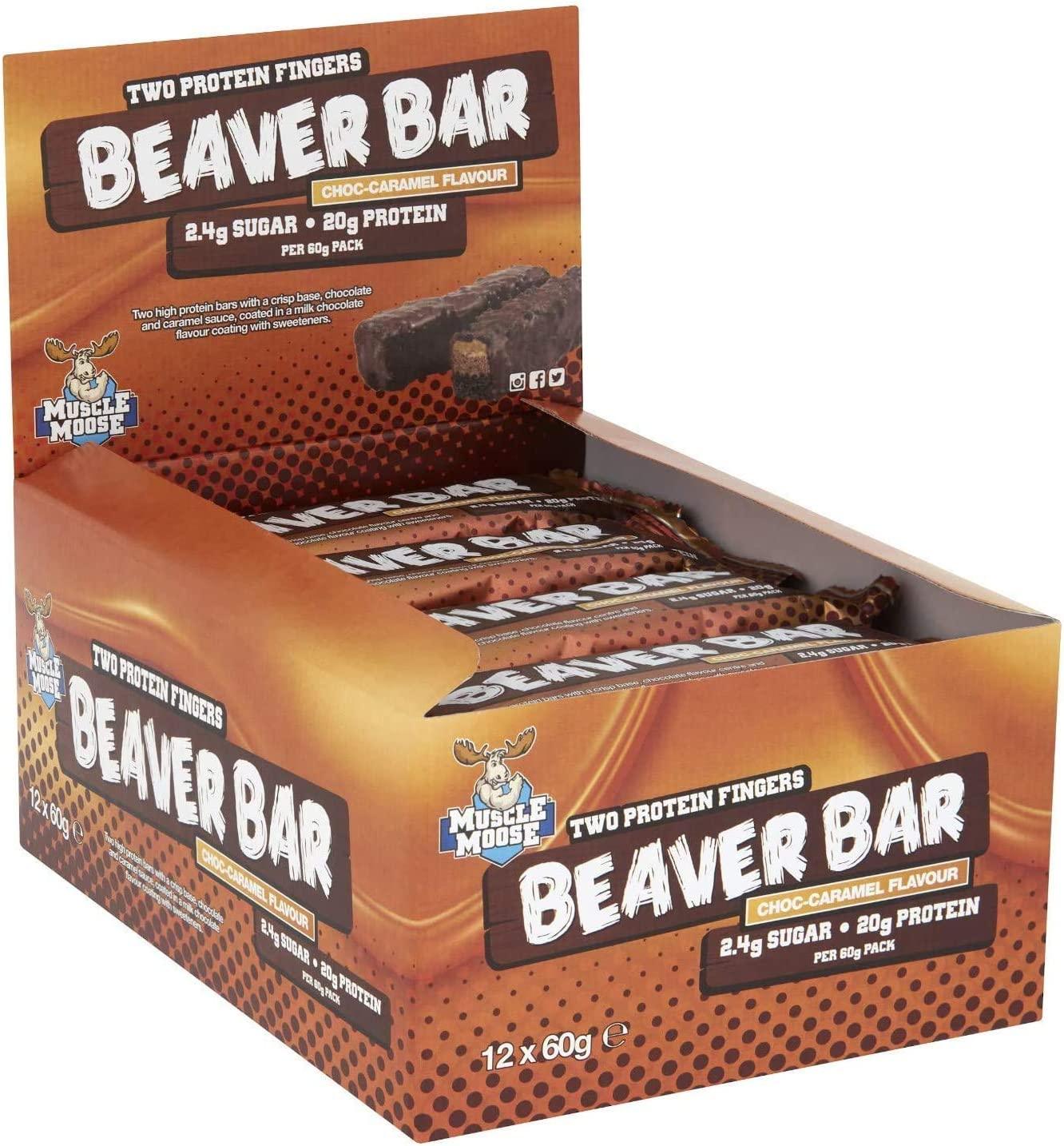 Muscle Moose Beaver Bar 12 x 60g - Fitness Health 