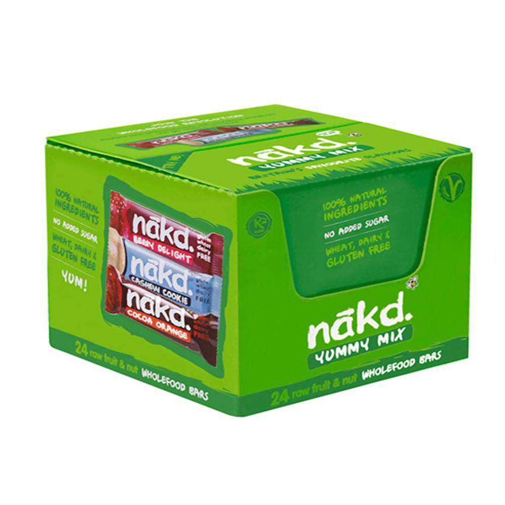 Nakd Free From Gluten Yummy Mix Multi-pack 24 - Fitness Health 