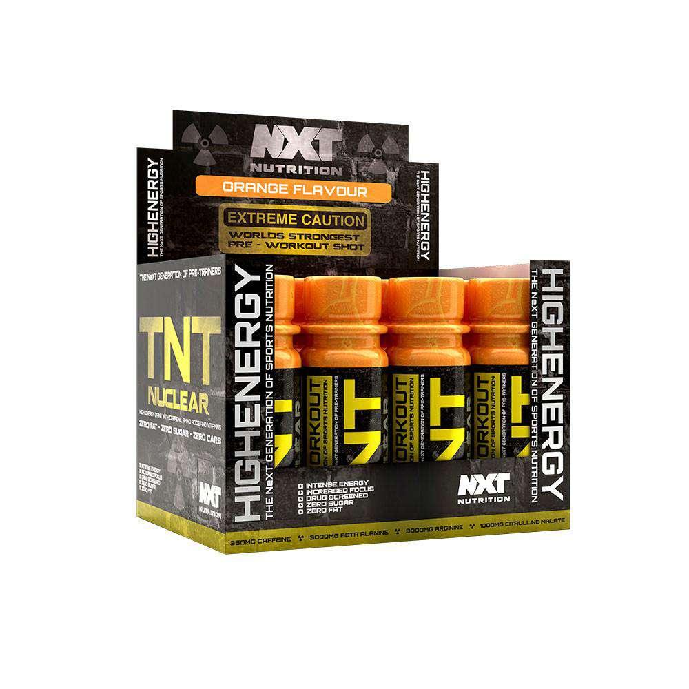 NXT Nutrition TNT Nuclear Shots 12 x 60ml - Fitness Health 