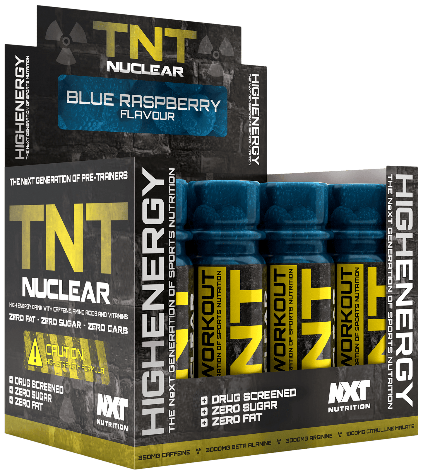 NXT Nutrition TNT Nuclear Shots 12 x 60ml - Fitness Health 