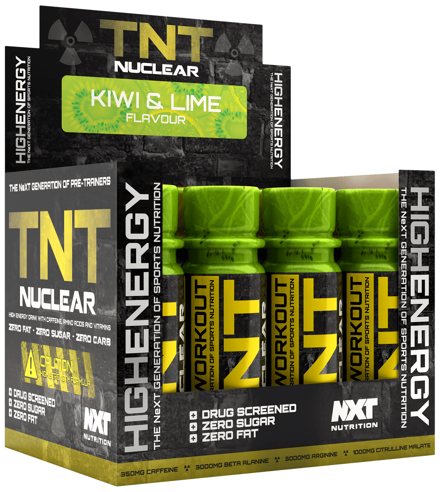 NXT Nutrition TNT Nuclear Shots 12 x 60ml - Fitness Health 