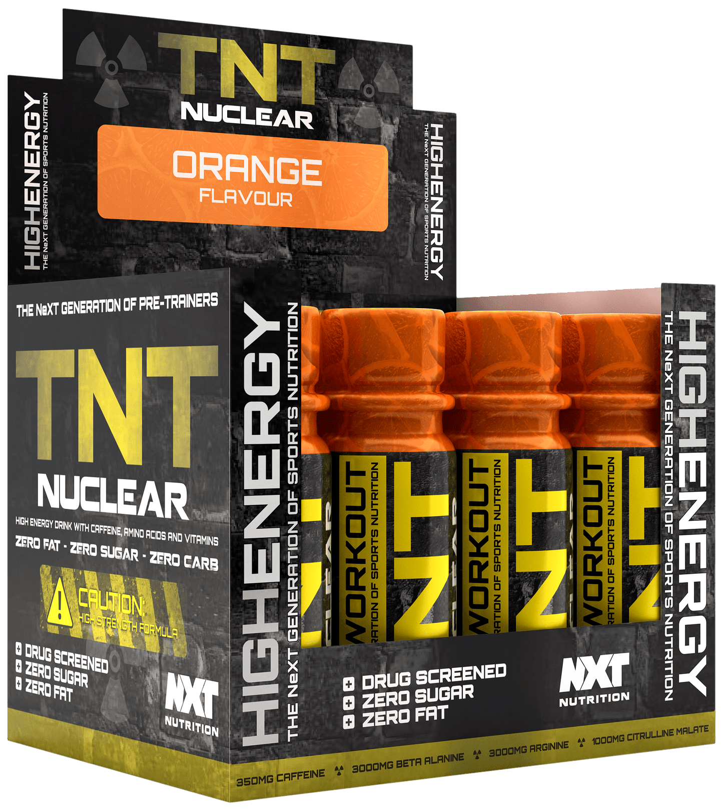 NXT Nutrition TNT Nuclear Shots 12 x 60ml - Fitness Health 