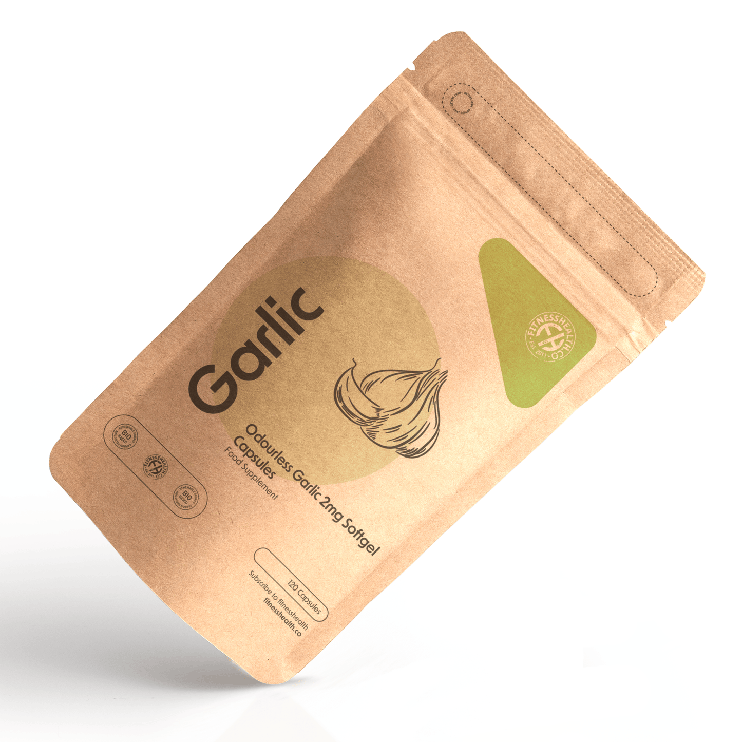 Odourless Garlic 2mg Softgel Capsules - Fitness Health 