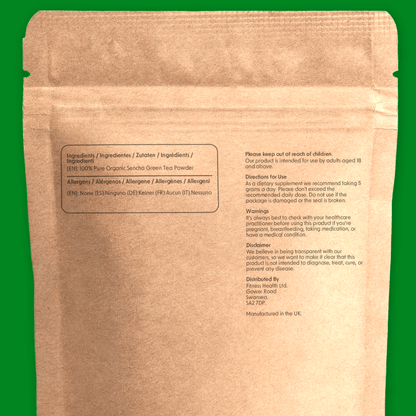 Organic Green Tea Sencha Powder - Fitness Health 
