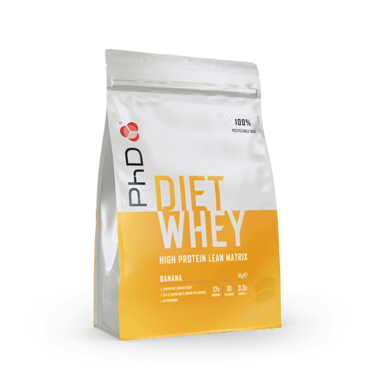 PhD Nutrition Diet Whey Protein Powder, 1 kg - Fitness Health 