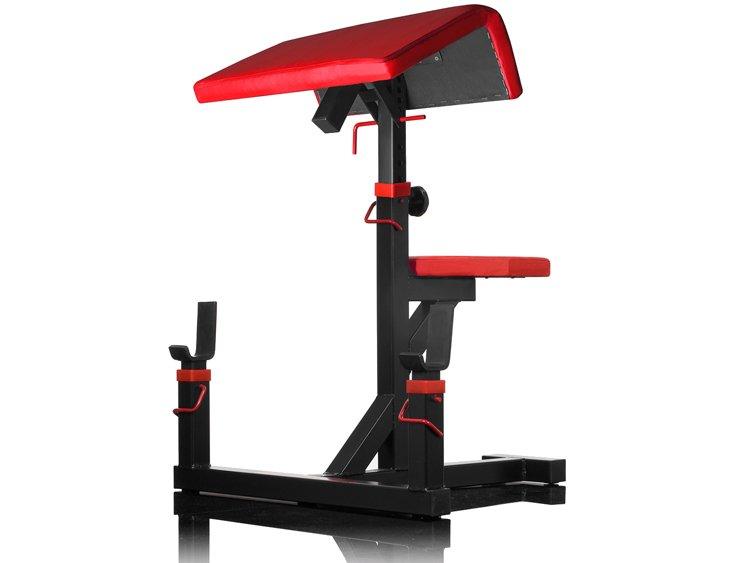 Preacher Curl Arm Bench Adjustable Gym - Fitness Health 