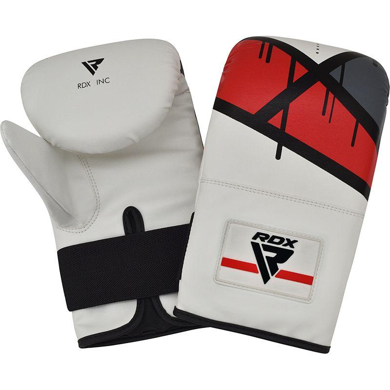 RDX BOXING BAG GLOVES MITTS F7 RED - Fitness Health 