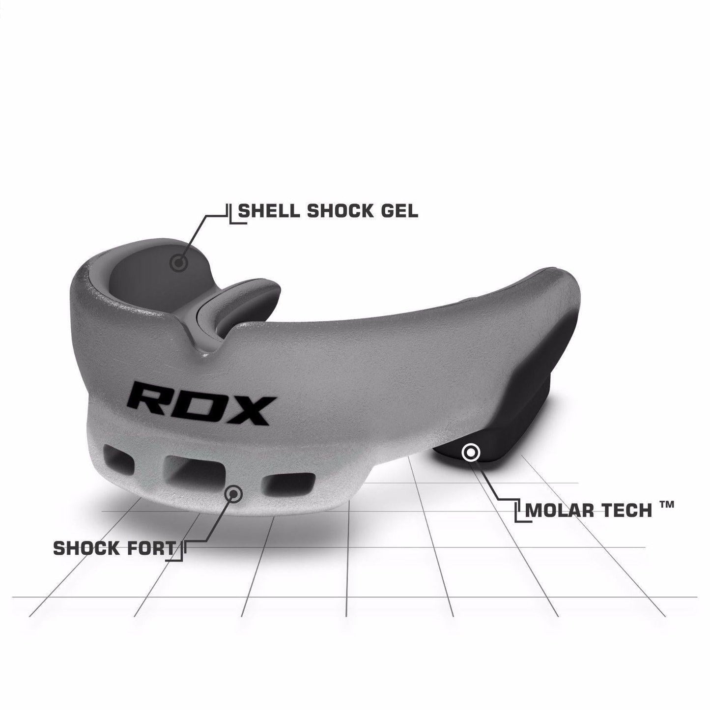 RDX Gel Gum Shield Mouthguard Adults - Fitness Health 