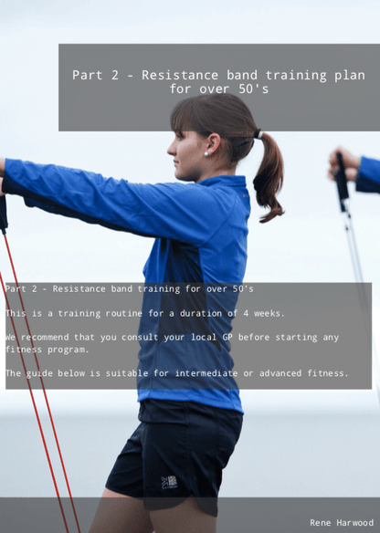 Resistance band training plan for over 50's Plan Download Ebook PDF -Part 2 - Fitness Health 