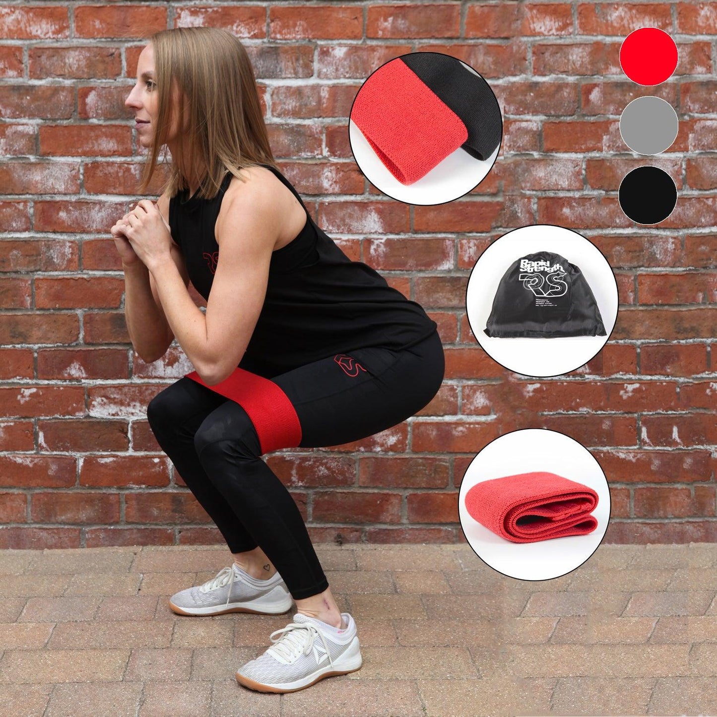 RS Resistance Glute Hip Band Leg Set - Fitness Health 