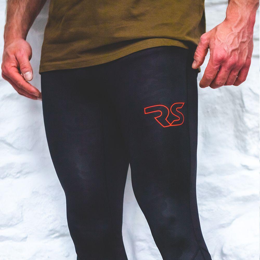 RS Camo Mens Performance Leggings - Fitness Health 
