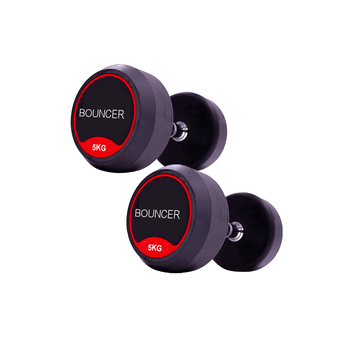 Rubber Dumbbells Bouncer Style Rapid Strength - Fitness Health 