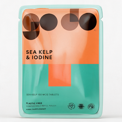 Sea Kelp & Iodine 150 mcg Tablets – Supports Energy & Thyroid Function, Vegan-Friendly