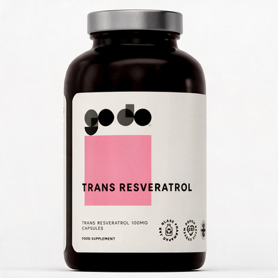 Trans Resveratrol 100mg Capsules – Cellular & Antioxidant Support, Vegan-Friendly