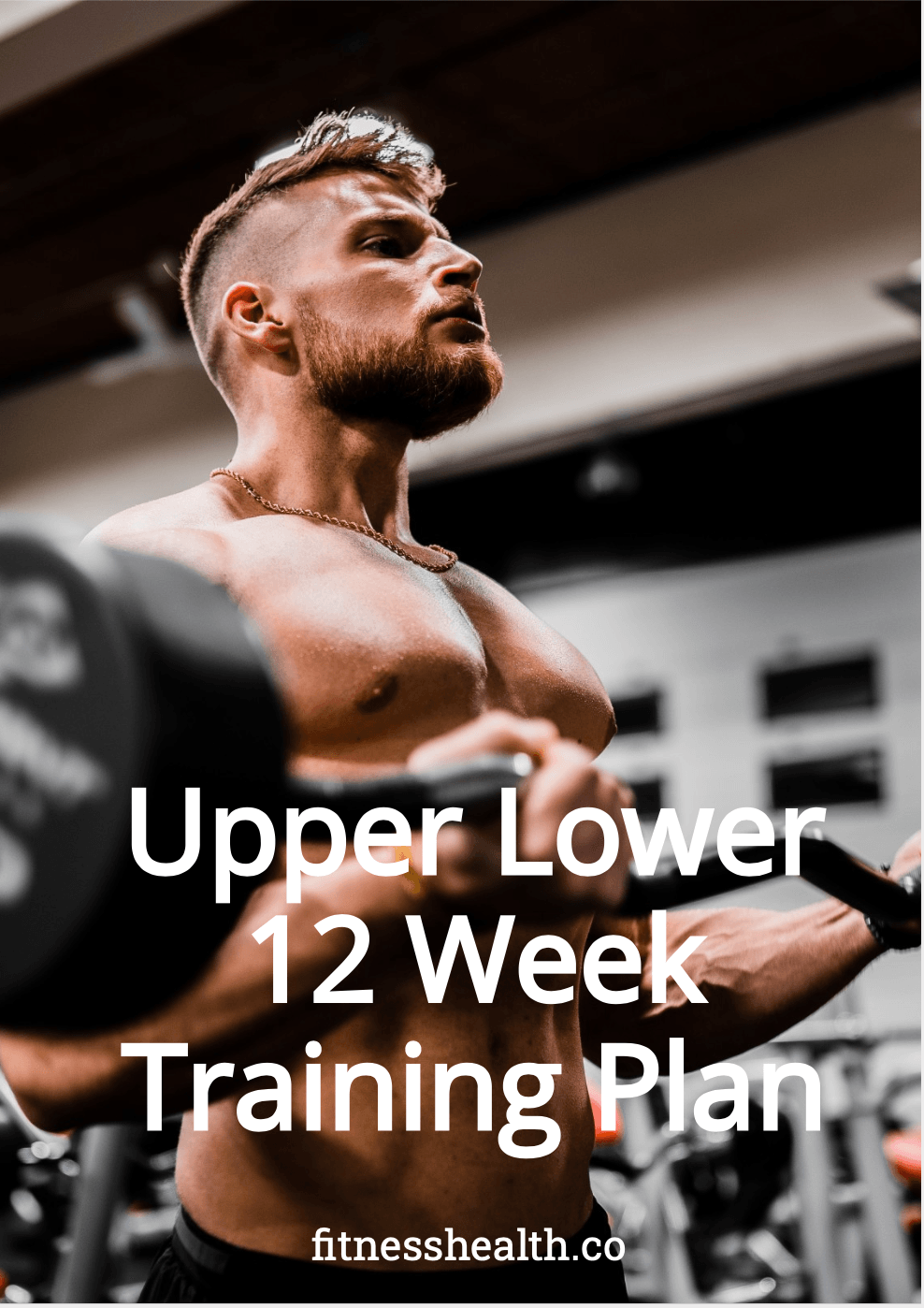 Upper Lower 12 Week Workout Training Plan Ebook - Fitness Health 