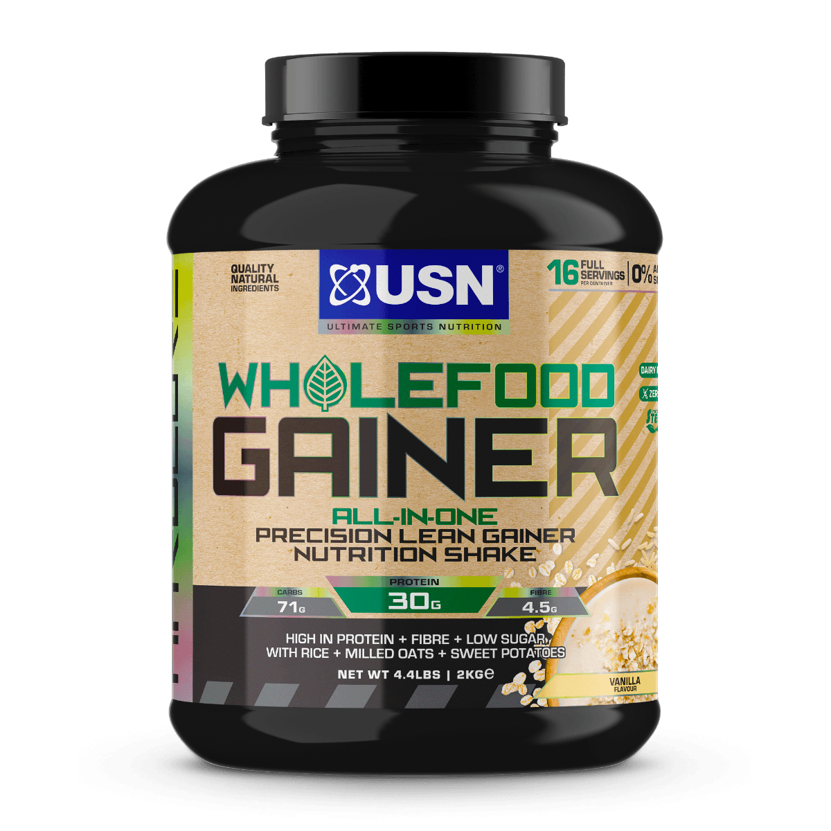 USN Wholefood Gainer 2kg - Fitness Health 